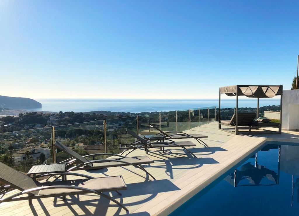 Casa Vida, Your With Panoramic Sea Views In Moraira. Villa Moraira